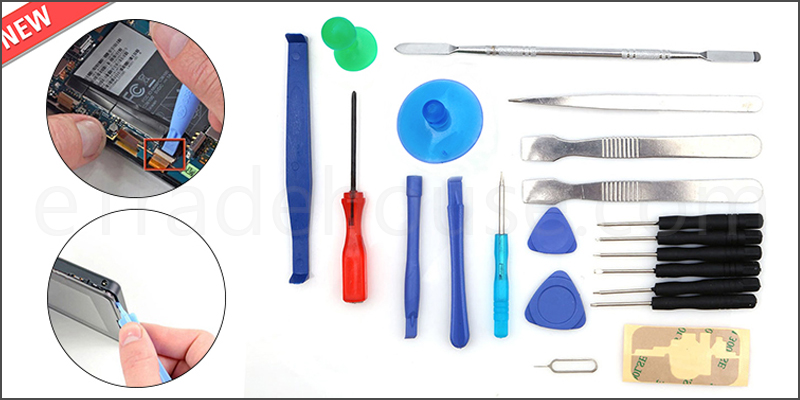 21Pcs Repair Opening Tool kit Screwdriver Set for iPhone Samsung Mobile Phones
