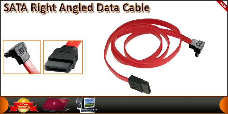 0.30 Meter SATA to SATA Right Angled Data Cable