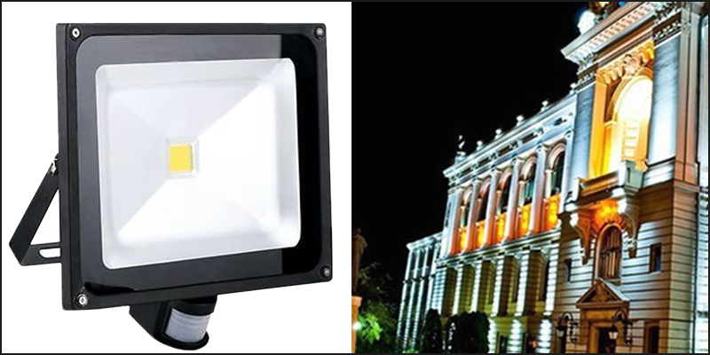 PIR 30W Motion Sensor LED Flood Light Lamp Warm White Outdoor Security Lights