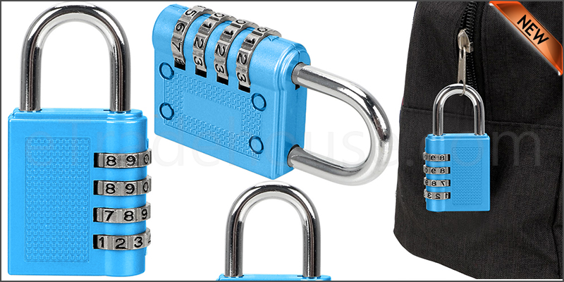Combination Padlock Lock Gym, School Locker, Sheds, Toolboxes 