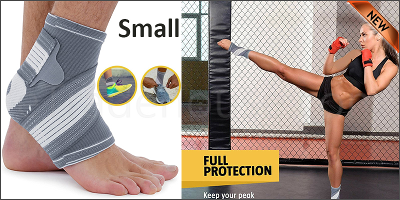 Ankle Support Brace Compression Achilles Tendon Strap Foot Sprains Injury