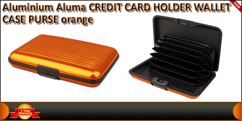 Aluminum Credit Card Holder Wallet Case Purse