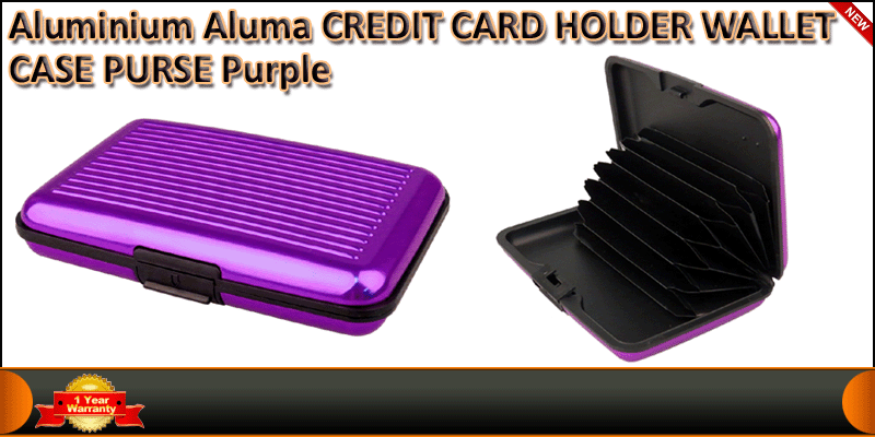 Aluminum Credit Card Holder Wallet Case Purse