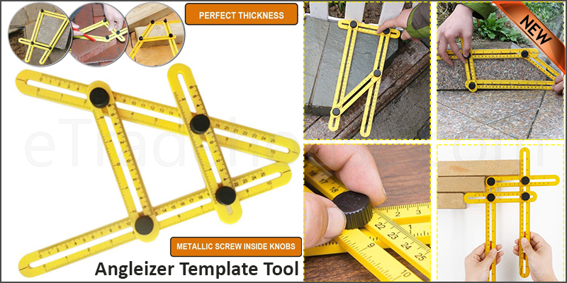 Angleizer Template Tool Measuring Instrument Four-Side Multi Angle Side Ruler