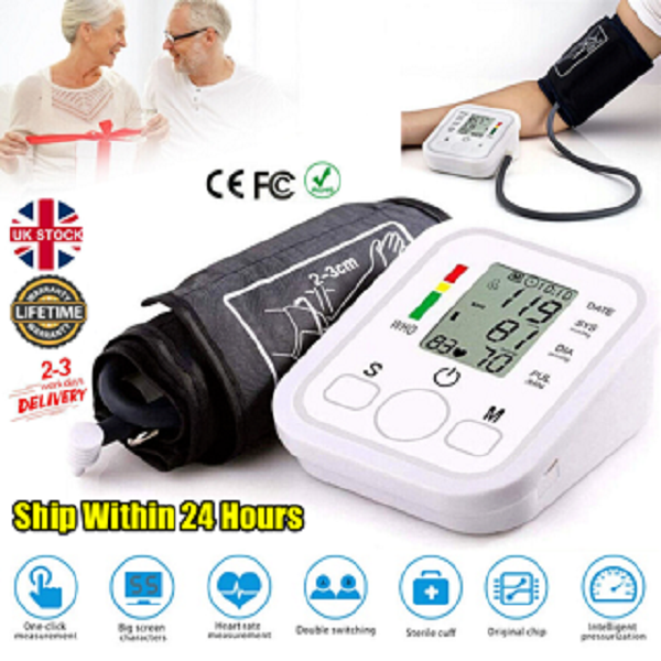 Blood Pressure Monitor Digital Automatic Upper Arm Intellisense 180 Memory