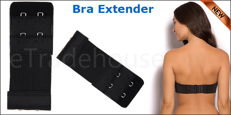 Bra Extenders 2 Hooks Elastic Bra Extension Straps Soft Comfortable for Women Ladies