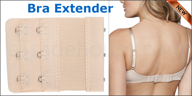 Bra Extenders 3 Hooks Elastic Bra Extension Straps Soft Comfortable for Women Ladies