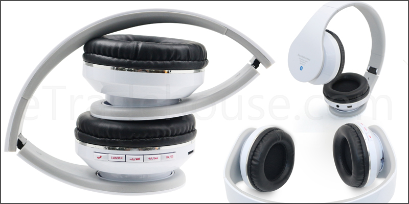 A pair of 3-in-1 Wireless Headphones with Bluetooth and a TF Card