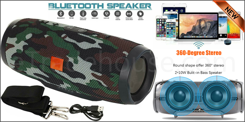 40w Portable Wireless Bluetooth Speaker Waterproof Bass Outdoor USB/TF/AUX MP3