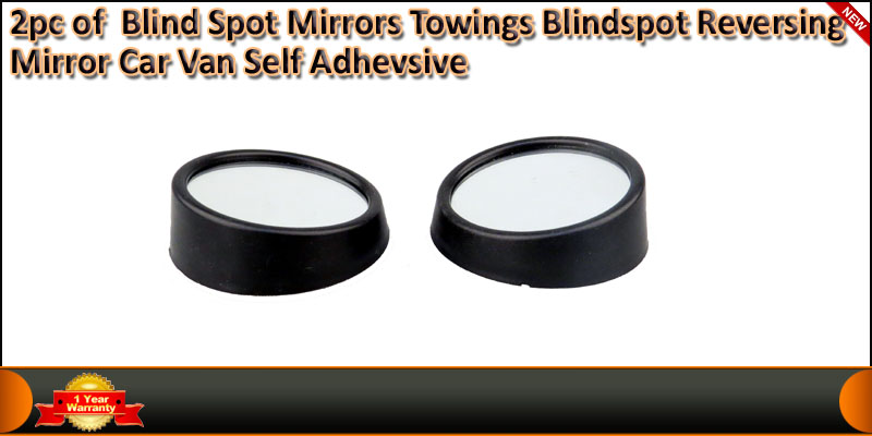 2 X Blind Spot Mirrors Towing Blind spot Reversing