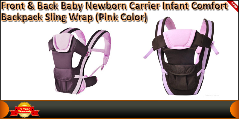 Front & Back Baby Newborn Carrier Infant Comfort B