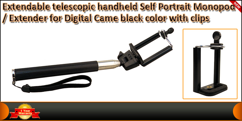 Extendable Telescopic Handheld Self Portrait Mono-