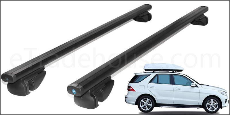 Universal Lockable Anti-Theft Car Roof Bars For Cars With Rails Locking Roof Bar
