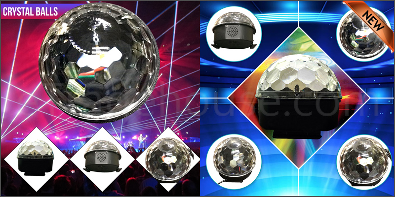 RGB Disco DJ Stage Light Club Party LED Crystal Ba