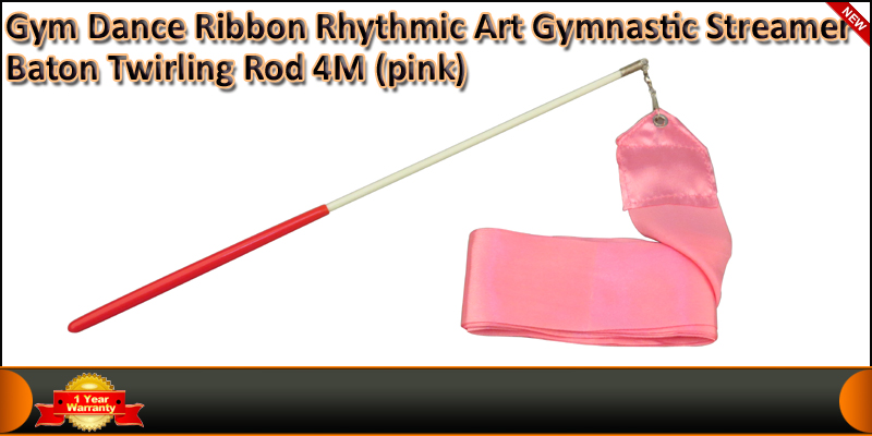 Gym Dance Ribbon Rhythmic Art Gymnastic Baton Twir