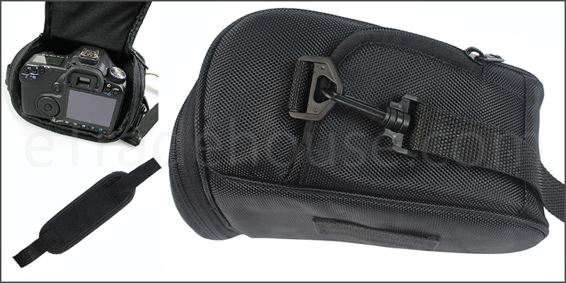 Triangle Digital DSLR SLR Camera Shoulder Strap Case Bag for Nikon Canon EOS Sony