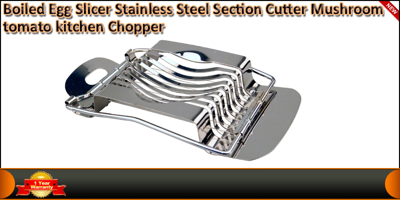 Stainless Steel Egg / Mushroom Slicer Kitchen Cutt