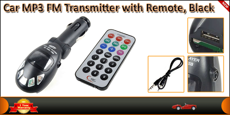 Car MP3 Player Wireless FM Transmitter USB SD MMC 