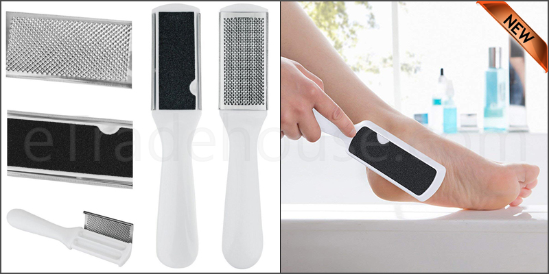 SALON QUALITY DOUBLE SIDED FOOT FILE/EMERY BOARD Hard Skin Grater Pedicure Tool