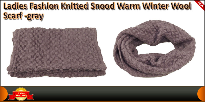 Ladies Fashion Knitted Snood Warm Winter Women’s W