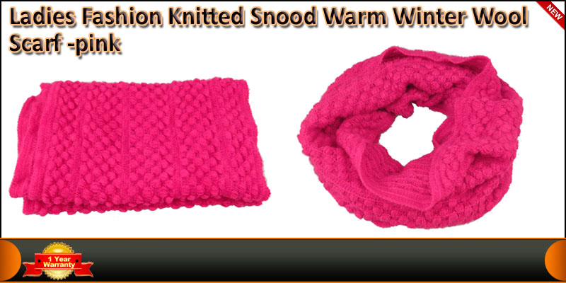 Ladies Fashion Knitted Snood Warm Winter Women’s W