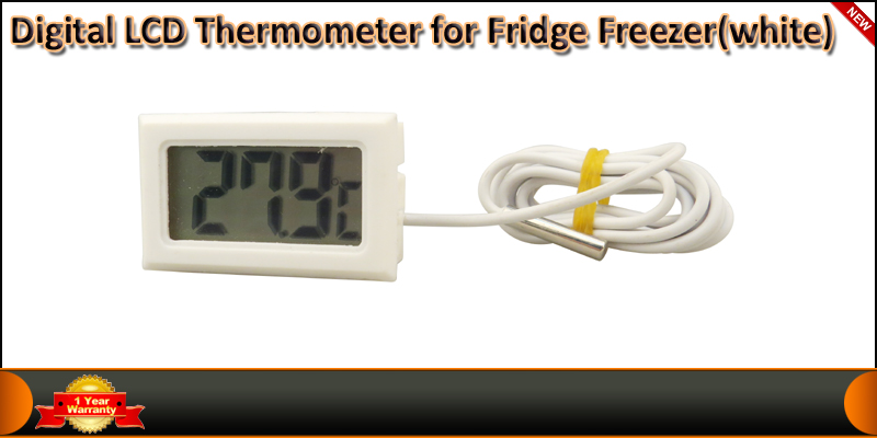 Digital LCD Thermometer for Fridge Freezer