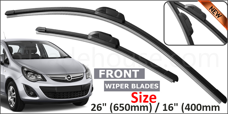 Aerotwin FRONT WIPER BLADES 26/16" 650/400mm