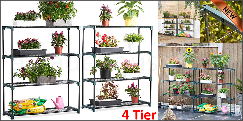 NEW Pack Flower Staging Display Greenhouse Racking Shelving