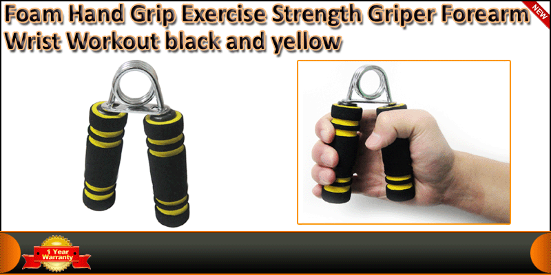 Foam Hand Grip Exercise Strength Griper Forearm Wr