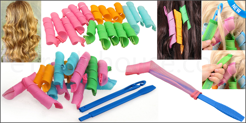 18Pcs Magic Leverage Circle Hair Styling Roller Curlers