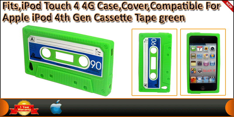 CASSETTE SILICONE CASE FOR iPod Touch 4 4G