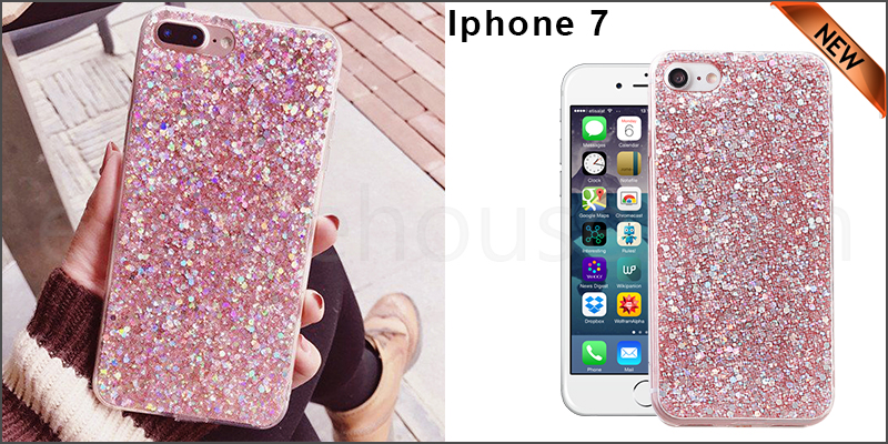 Bling Silicone Glitter ShockProof Case Cover For Apple iPhone 7