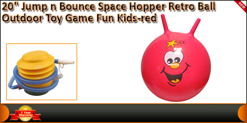 20" Jump n Bounce Space Hopper Retro Ball Outdoor 