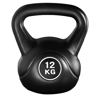 Vinyl Kettlebell Strength Weight Fitness Home Gym Workouts Kettlebells 