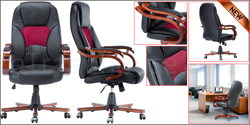 Luxury Leather Managerial Office Computer Chair Se
