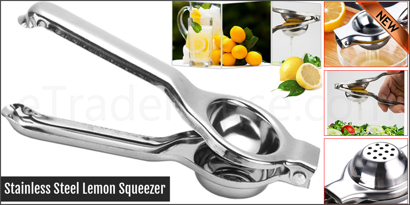 Stainless Steel Manual Hand Press Lemon Squeezer J