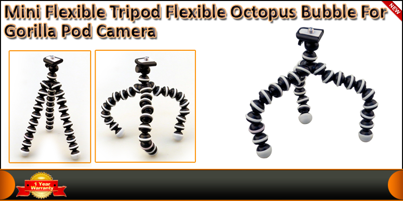 Mini Flexible Tripod Octopus Shaped For Camera DC 