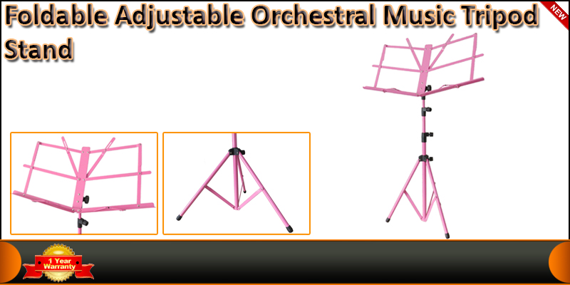 Heavy Duty Foldable Adjustable Orchestral Music Tr