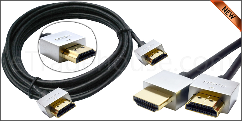 Gold Plated Ultra Slim 3 Meter HDMI V1.4 (19Pin) M