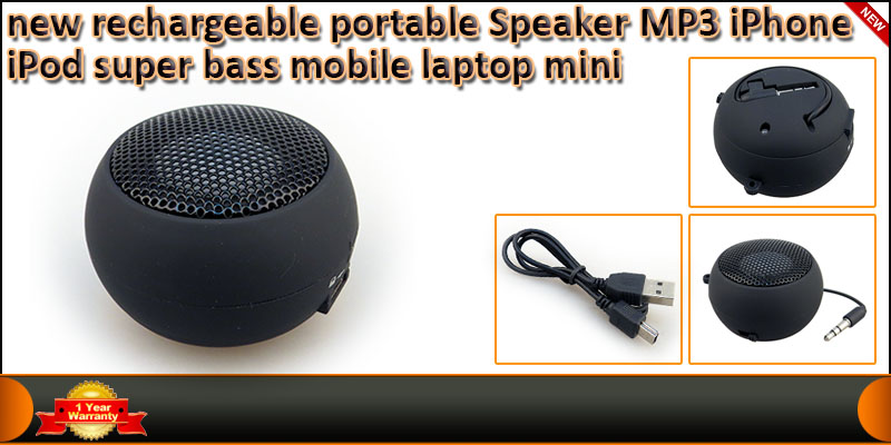 New Rechargeable Portable Super Bass Speaker Mp3 M