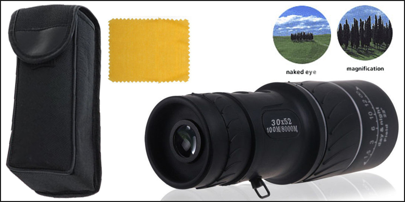 Day & Night Vision 30x52 HD Optical Monocular Hunting Camping Hiking Telescope