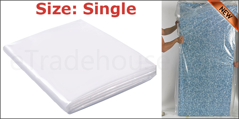 Single Size Bed Mattress Bag Heavy Duty Dust Protector Storage Cover