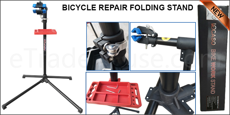 Pro Home Rotating Adjustable Bike Bicycle Cycle Maintenance Mechanic Repair Work Stand Rack