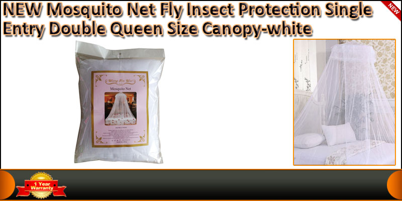 NEW Mosquito Net Fly Insect Protection Single Entr