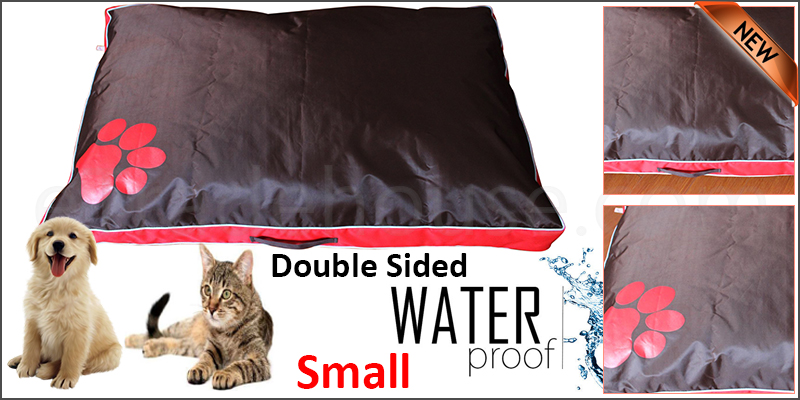 DOUBLE SIDED WATERPROOF DOG PET CAT BED MAT CUSHION MATTRESS WASHABLE