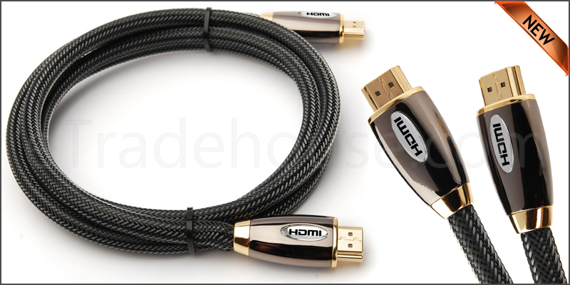 Premium 1.5 Meter V2.0 HDMI Cable Gold High Speed 
