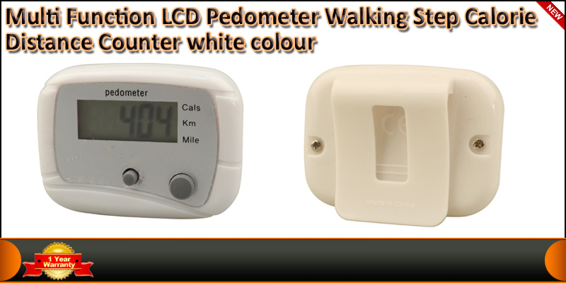Multi-Function LCD Pedometer Walking Step Calorie 