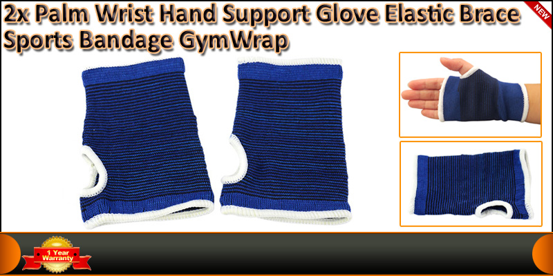 2x Pair Palm Support hand wrist glove supports bra
