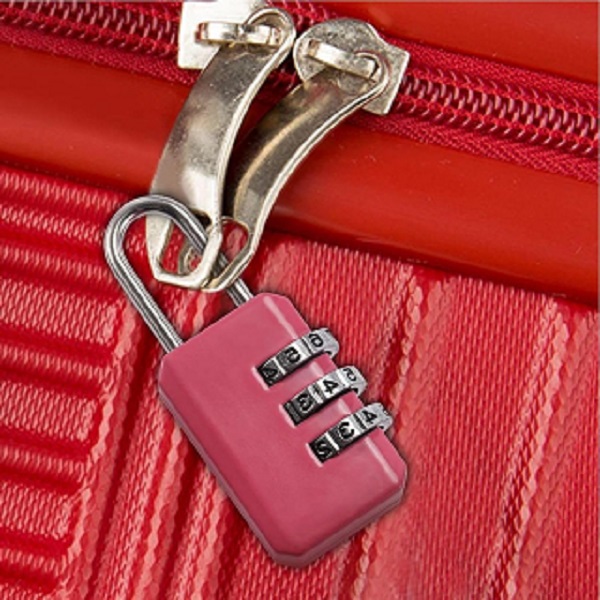 BLACK Security 3/4 Digit Combination Security Padlock Luggage Travel Suitcase Lock