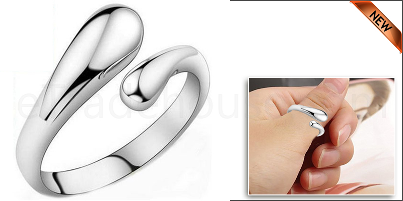 Adjustable Silver Ring for Women